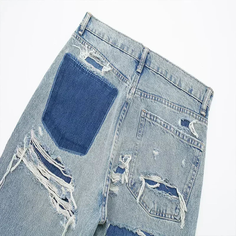 Salonen™ | Jean Patchwork Tuhoontuotu