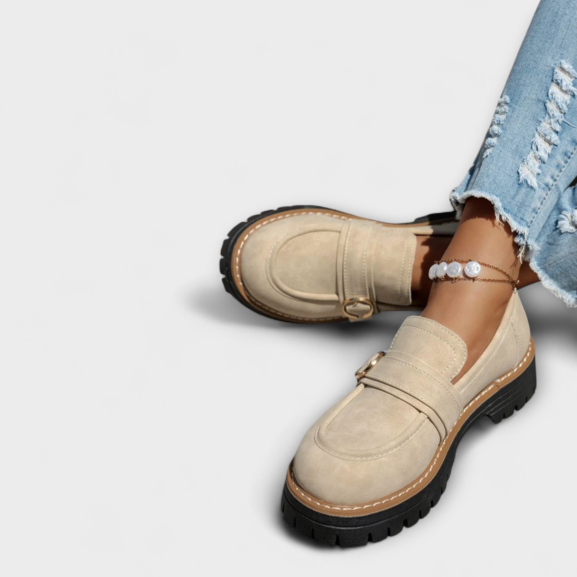 Salonen™ | Lora – Rentot Loafers Pyöreällä Varvalla
