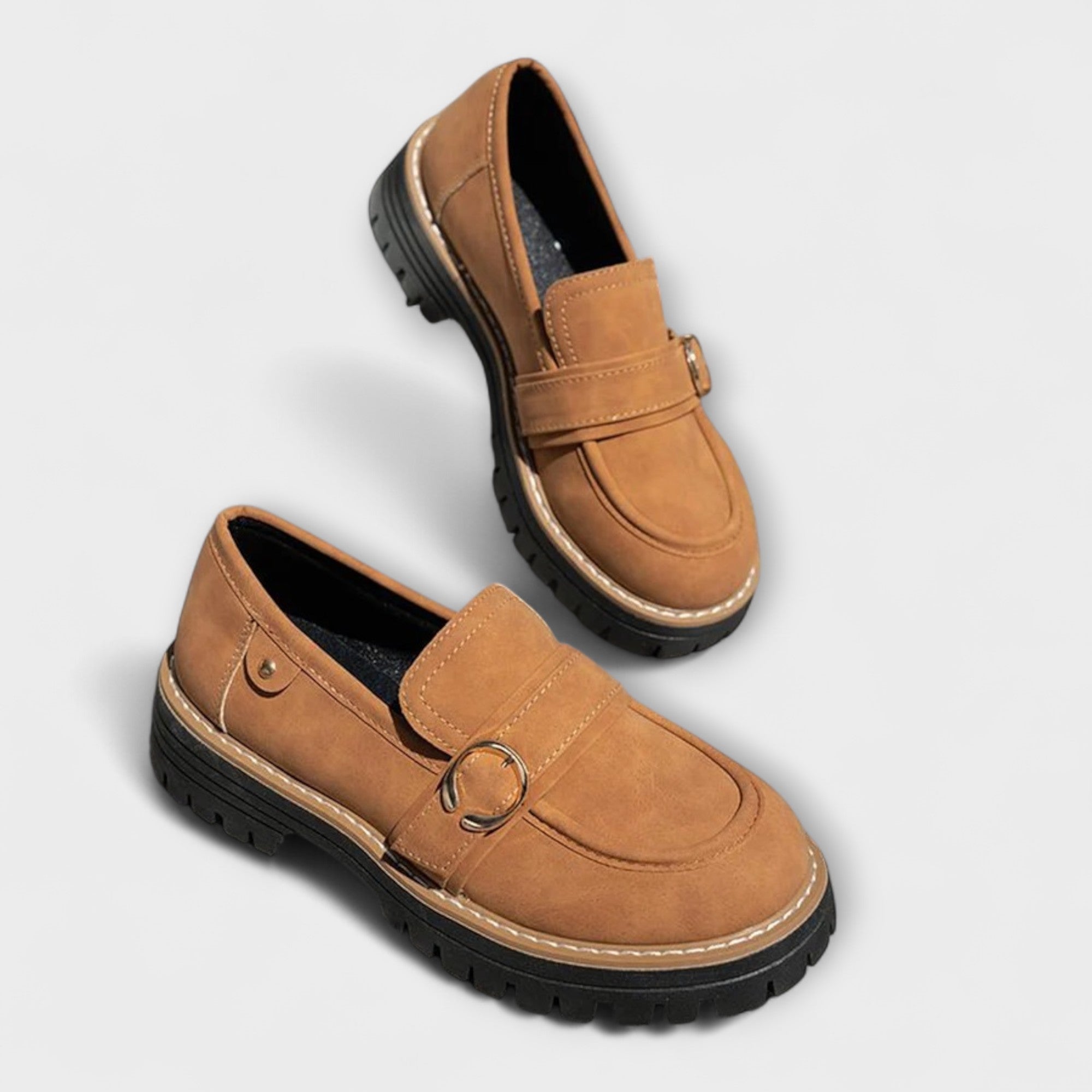 Salonen™ | Lora – Rentot Loafers Pyöreällä Varvalla
