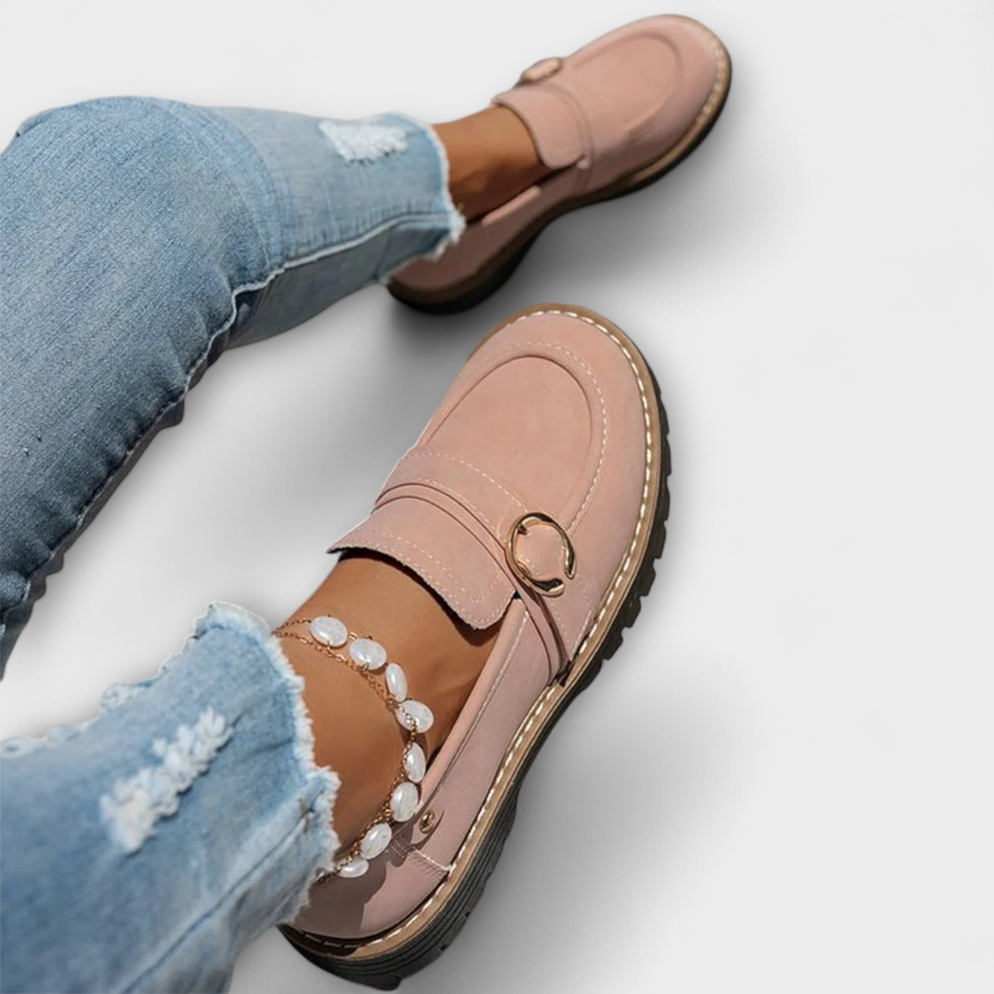 Salonen™ | Lora – Rentot Loafers Pyöreällä Varvalla