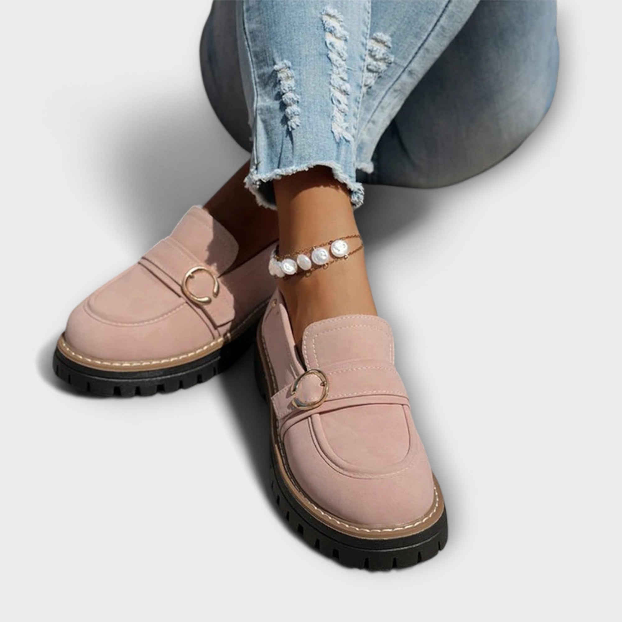 Salonen™ | Lora – Rentot Loafers Pyöreällä Varvalla