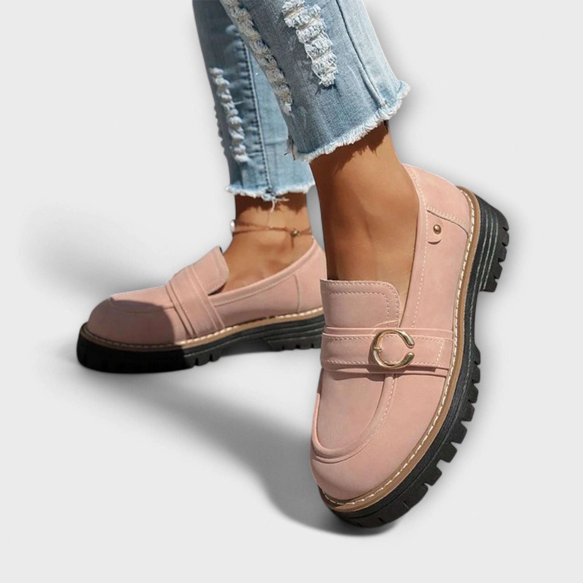 Salonen™ | Lora – Rentot Loafers Pyöreällä Varvalla