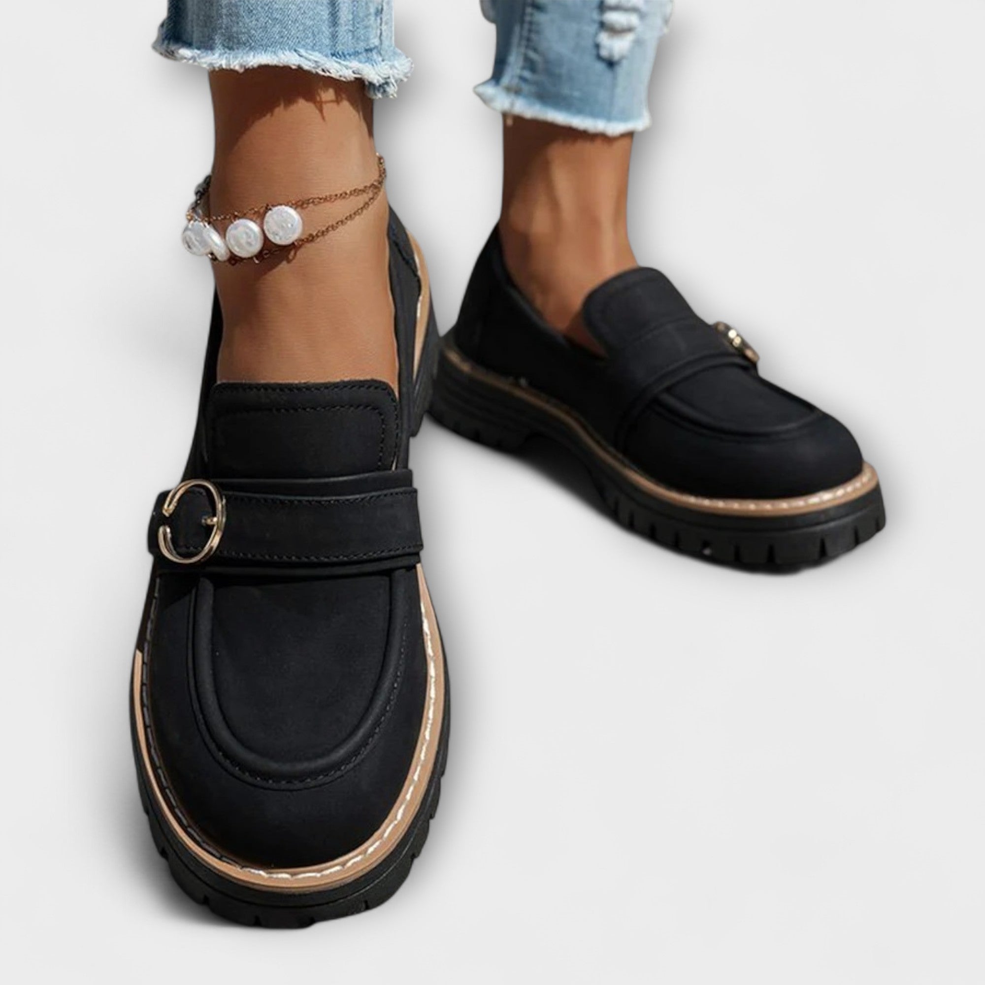 Salonen™ | Lora – Rentot Loafers Pyöreällä Varvalla