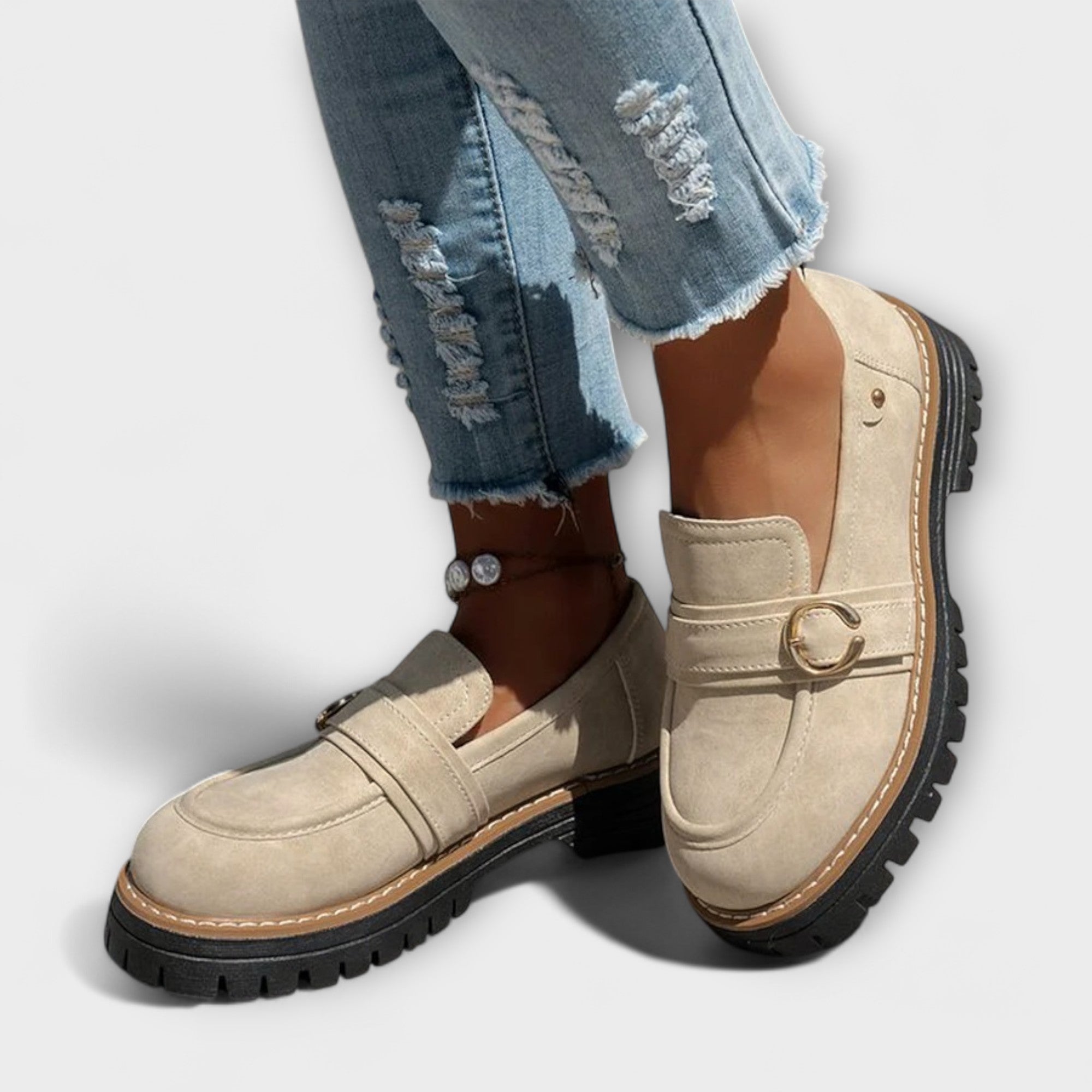 Salonen™ | Lora – Rentot Loafers Pyöreällä Varvalla