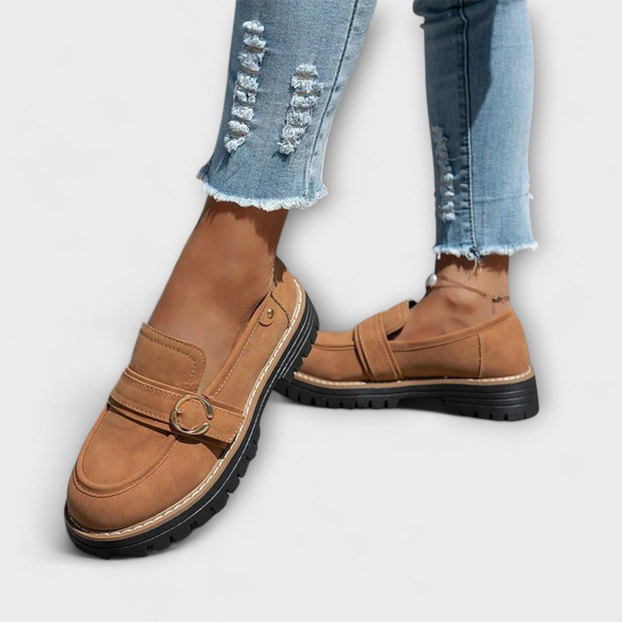 Salonen™ | Lora – Rentot Loafers Pyöreällä Varvalla