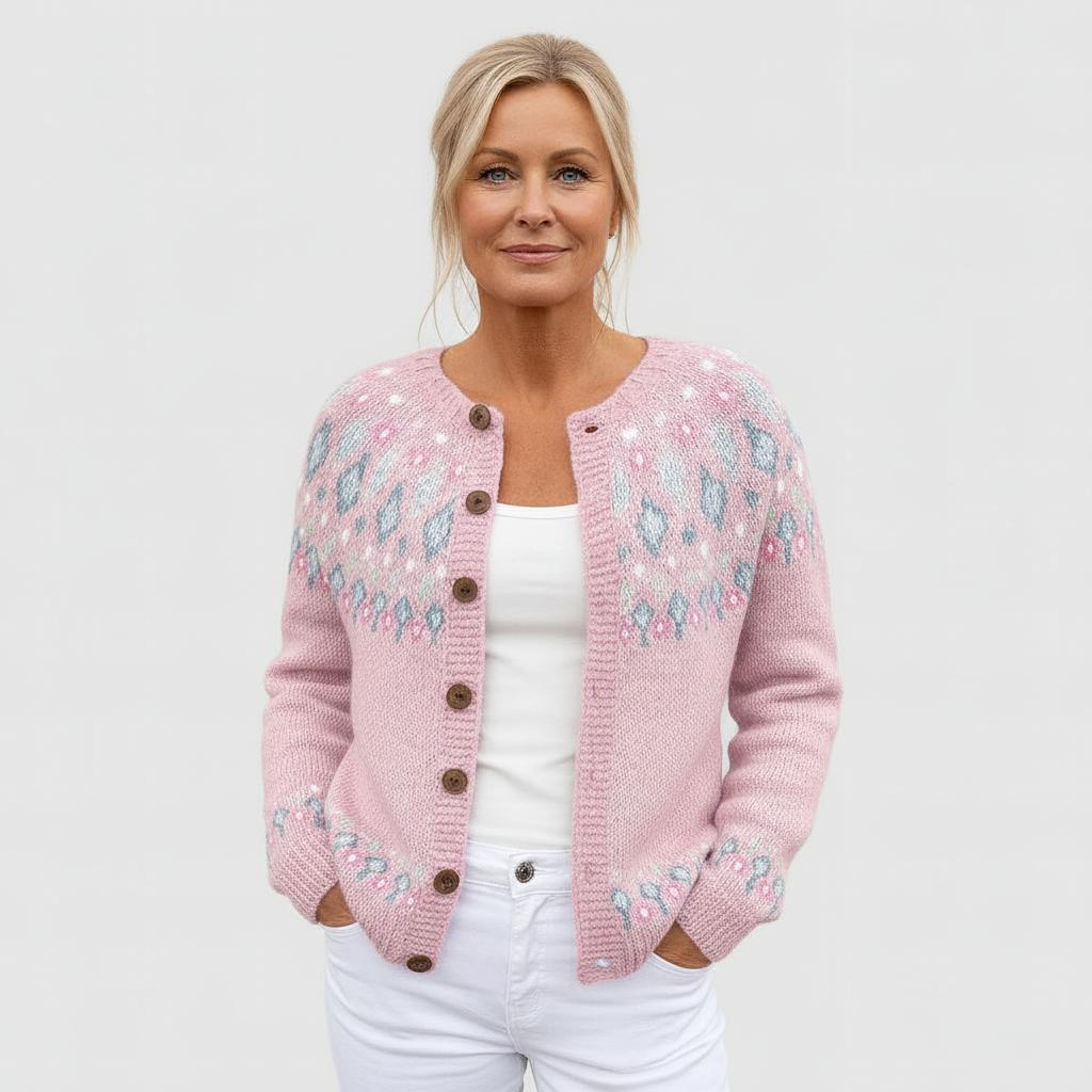 Salonen™ | Elva – Lämmin & ajaton kuviollinen neulejakku